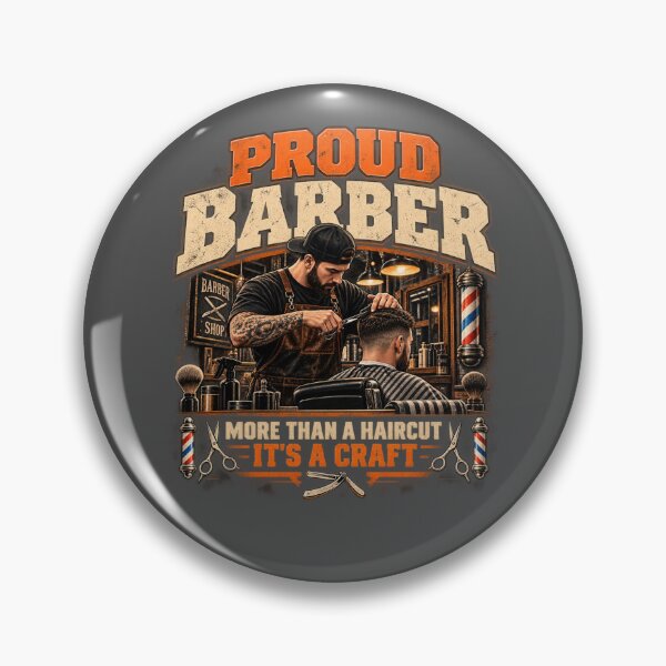 Item preview, Proud Barber – Barbershop & Barber Life Design designed and sold by Operator Style Wear.
