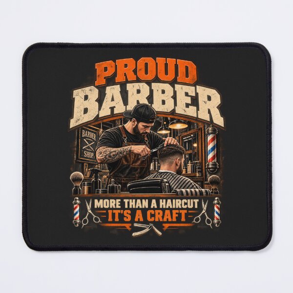 Item preview, Proud Barber – Barbershop & Barber Life Design designed and sold by Operator Style Wear.