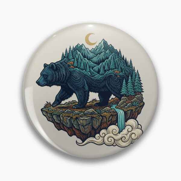 Item preview, The Wilderness Walks With This Bear designed and sold by ELmestka.