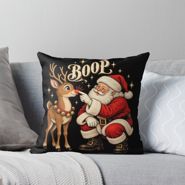 Item preview, Santa Boop Reindeer Christmas designed and sold by ROUX-ART.