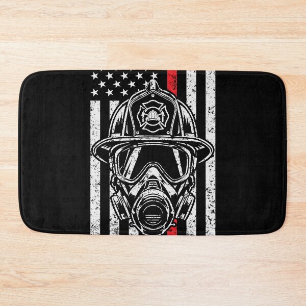 Item preview, Vintage Thin Red Line Firefighter Helmet - Flag Pride designed and sold by Marshallamoakohene.