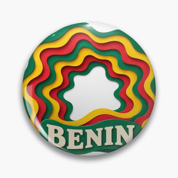 Item preview, Benin Layered Tricolor Relief designed and sold by aihrgdesign.