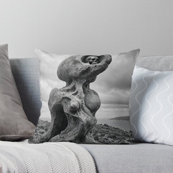 Item preview, Skull Egg Stone Monument by the Sea designed and sold by bfunky-visuals.