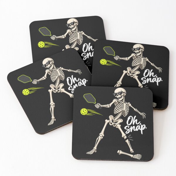 Item preview, Oh, Snap Pickleball Skeleton designed and sold by ROUX-ART.