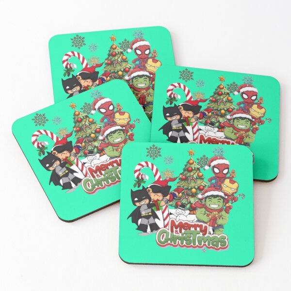 Item preview, Superhero Merry Christmas Holiday Cheer designed and sold by ARVI'S ART STUDIO.
