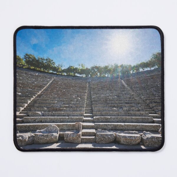 Item preview, Ancient Amphitheater of Epidaurus Greece Artistic designed and sold by PhotoArt by Joan Carroll.