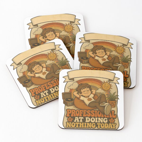 Item preview, Professional At Doing Nothing Today Retro designed and sold by Artisan-Vault.
