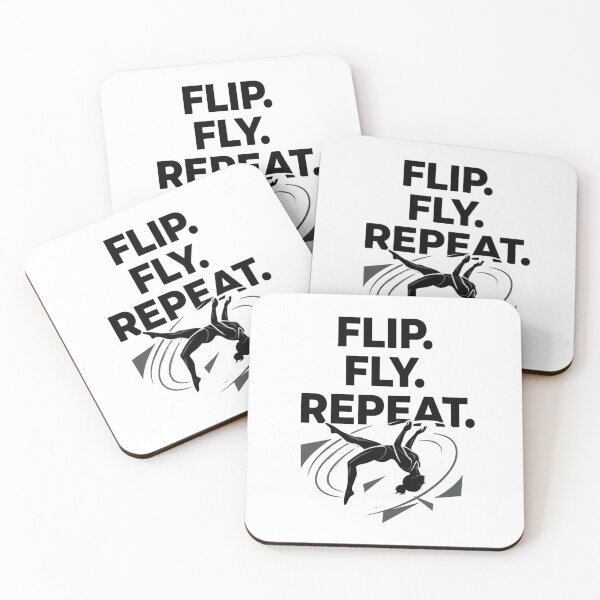 Item preview, Flip. Fly. Repeat. artistic gymnastics designed and sold by FlipGymnastics.