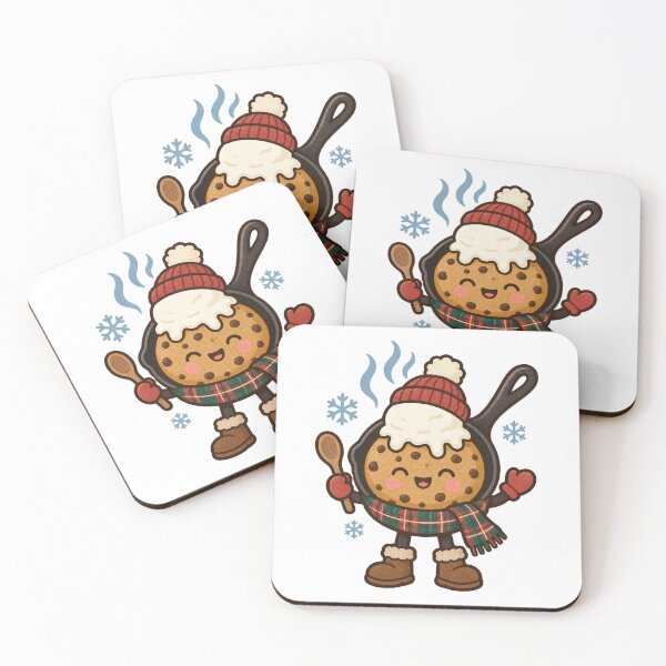 Item preview, Cute Cast Iron Skillet Cookie Winter Character – Kawaii Baking Gift designed and sold by OMARFIRAS.