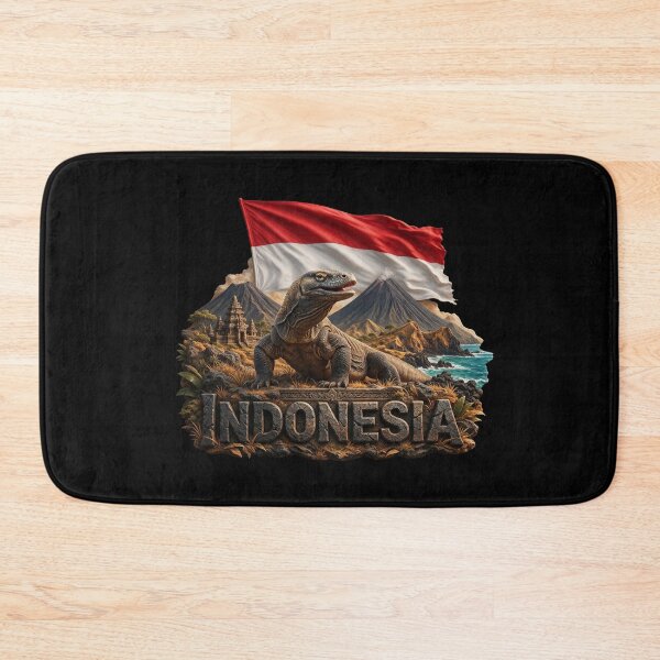 Item preview, Indonesia Heritage – Komodo & Volcano designed and sold by FlagX.