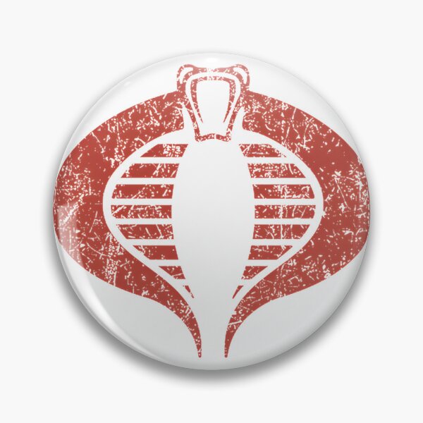 Item preview, Vintage Red Snake Hood Crest Emblem with Distressed Finish Design designed and sold by arthurtello27.