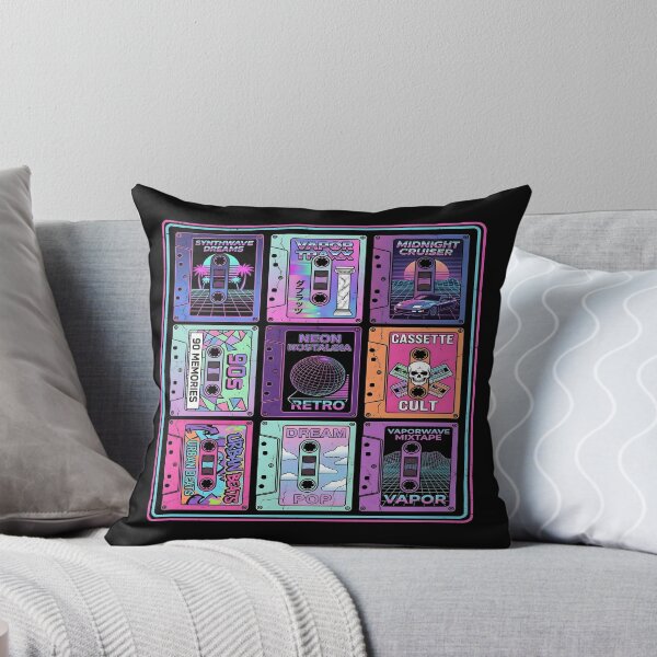 Item preview, Vaporwave Synthwave Cassette Tape Retro Mixtape Collage designed and sold by PozivoPlus.