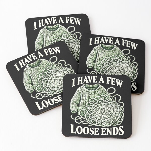 Item preview, Knitting Humor About Having Loose Knitting Ends in Crafts designed and sold by elderberry.