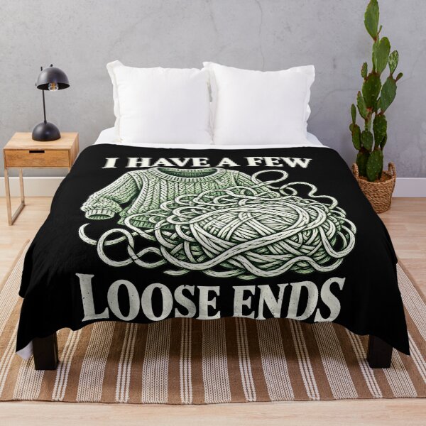 Item preview, Knitting Humor About Having Loose Knitting Ends in Crafts designed and sold by elderberry.