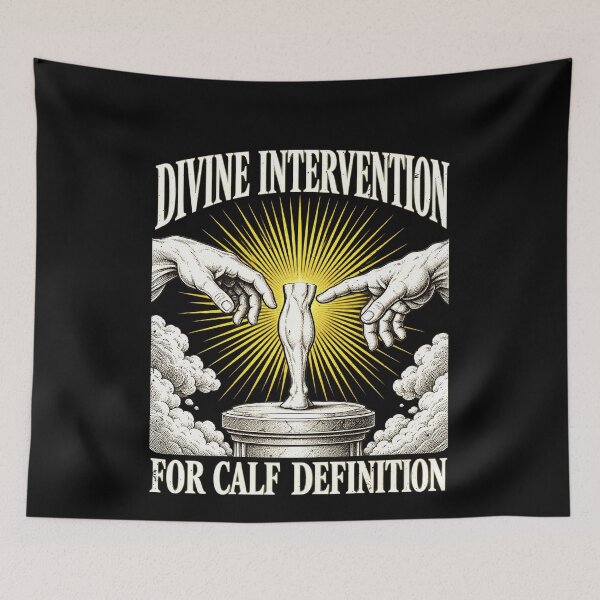 Item preview, Divine for Calf Definition Small Calves Bodybuilding Humor designed and sold by elderberry.