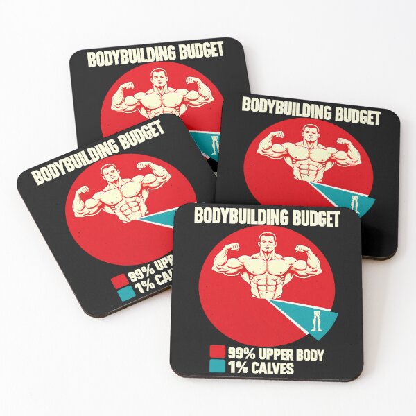 Item preview, Small Calves Bodybuilding 1% Calves Humor designed and sold by elderberry.
