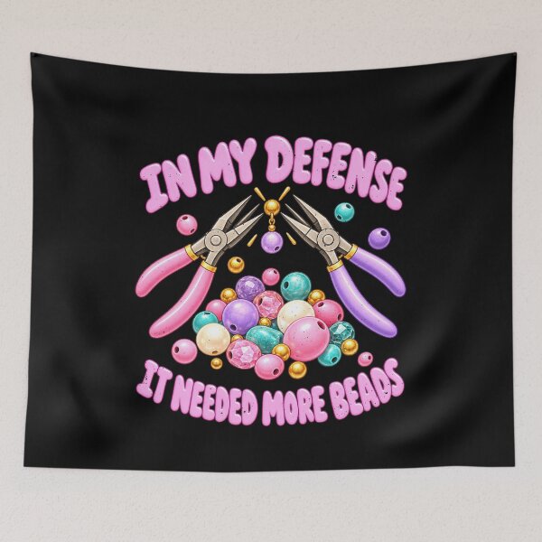 Item preview, More Beads Needed Crafts Joke designed and sold by elderberry.