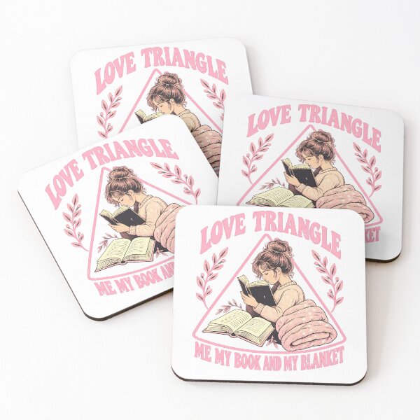 Item preview, Romance Reading Love Triangle With a Blanket designed and sold by elderberry.
