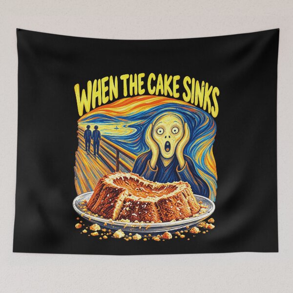 Item preview, Baking Humor for a Sinking Cake designed and sold by elderberry.