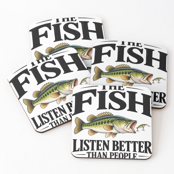 Item preview, Fishing Humor Design • Fish Listen Better Than People • Funny Gift for Fisherman • Angler Humor designed and sold by TeeVerse27.