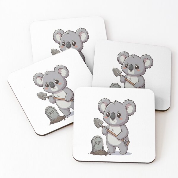 Item preview, Cute Koala Graveyard Digging Shovel designed and sold by Ella_Sketch.