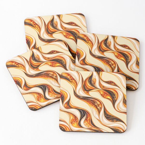 Item preview, Liquid Fire Luxe – Contemporary Textile Art designed and sold by annenambiro.
