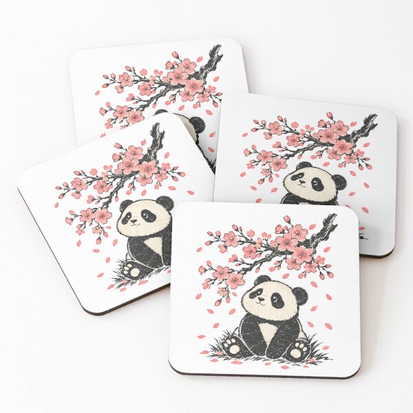 Item preview, Cute Panda Under Cherry Blossoms Japanese designed and sold by Moizento.