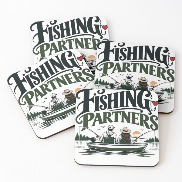 Item preview, Fishing Partners Design • Couple Fishing Gift • Matching Angler Couple Present • Fishing Anniversary Gift designed and sold by TeeVerse27.
