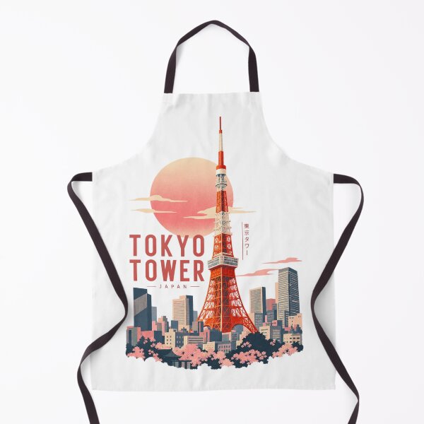 Item preview, Retro poster of the Tokyo Tower designed and sold by Imprearte.