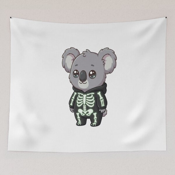Item preview, Cute Skeleton Onesie Koala Costume designed and sold by Ella_Sketch.