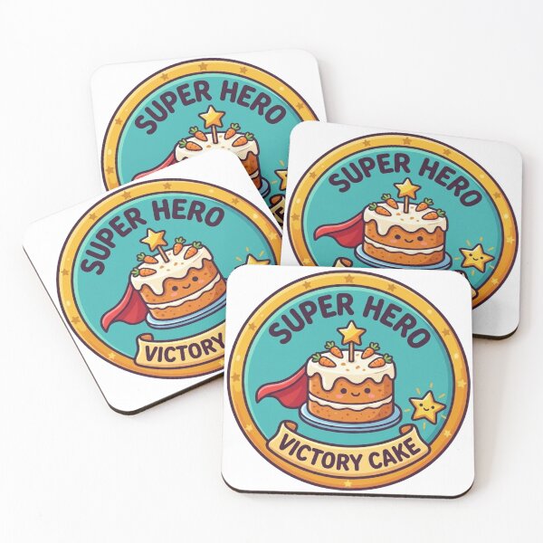 Item preview, Official Super Hero Victory Cake Badge – Ranger Carrot Comic Book Emblem designed and sold by Alchemy8House.