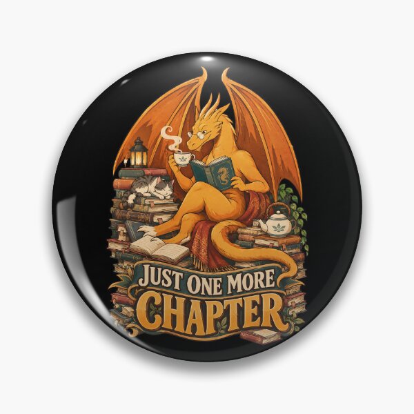 Item preview, Just One More Chapter Dragon Reader designed and sold by TeeARTHY.