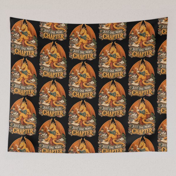 Item preview, Just One More Chapter Dragon Reader designed and sold by TeeARTHY.