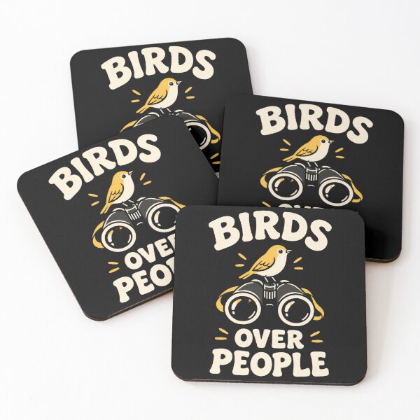 Item preview, Birds Over People Funny Birdwatching Binoculars Design designed and sold by DeliqBrands.