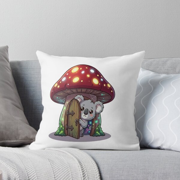 Item preview, Cute Koala Mushroom House Peeking designed and sold by Ella_Sketch.
