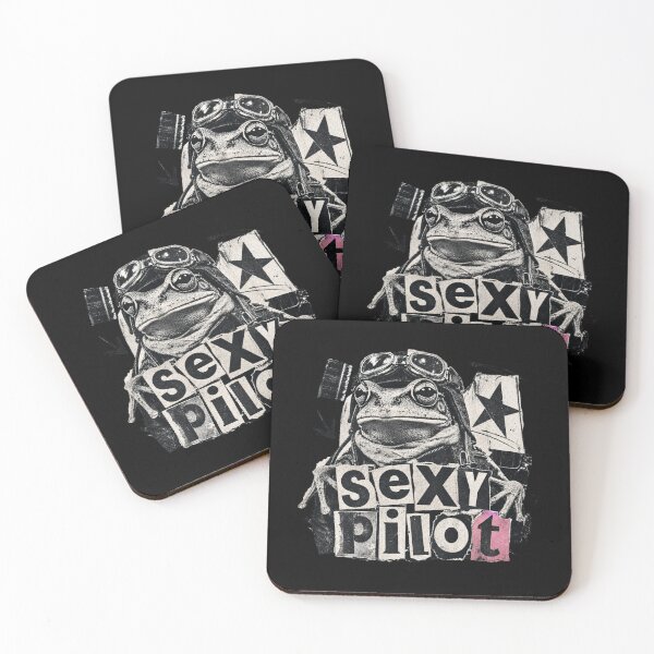 Item preview, Sexy Pilot Frog Vintage Zine T-Shirt | Funny Aviator Toad Newspaper Collage Gift designed and sold by illeN-Art-World.