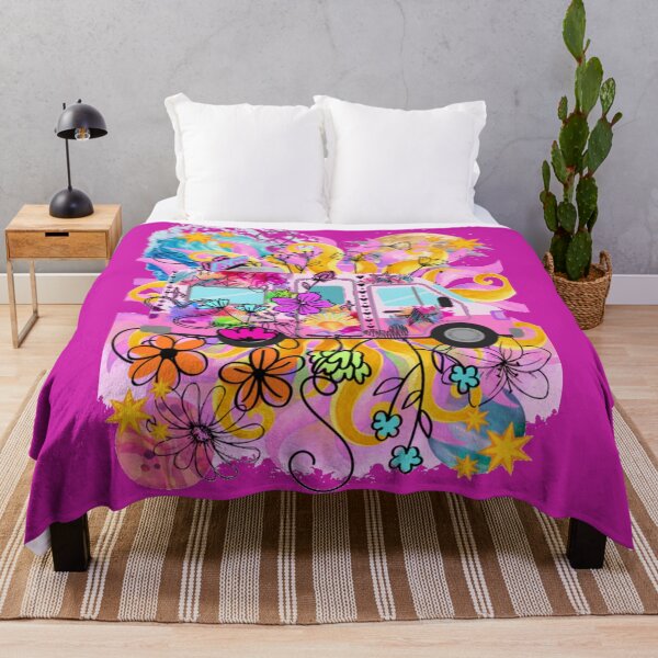 Item preview, Flower Child Camper designed and sold by artbyomega.