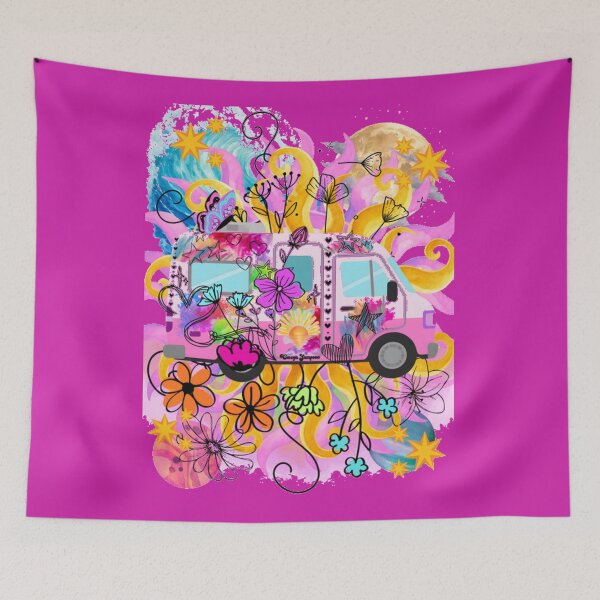 Item preview, Flower Child Camper designed and sold by artbyomega.