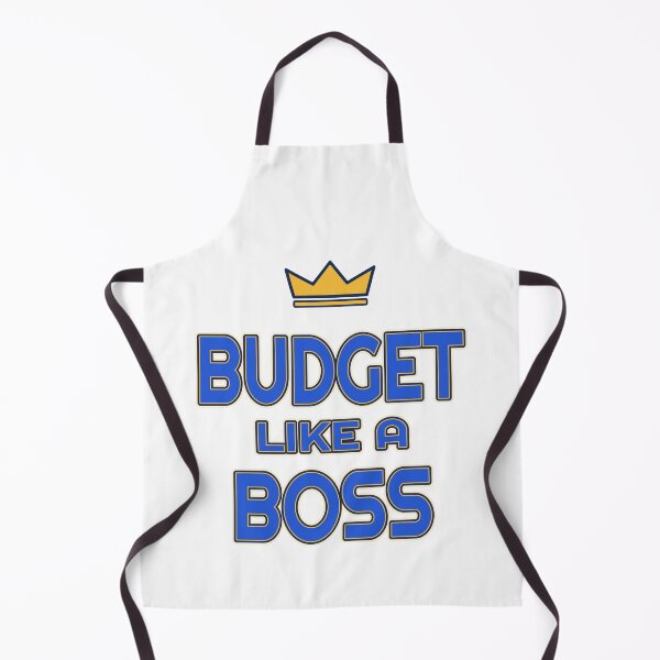 Item preview, Budget Like a Boss — Blue and Gold Budgeting Statement designed and sold by JLMWorks.