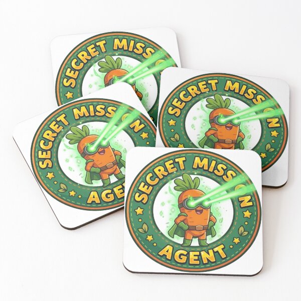 Item preview, Official Secret Mission Agent Badge – Ranger Carrot Comic Book Emblem designed and sold by Alchemy8House.