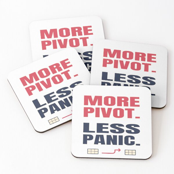 Item preview, More Pivot Less Panic — Funny Spreadsheet Analyst Quote designed and sold by JLMWorks.