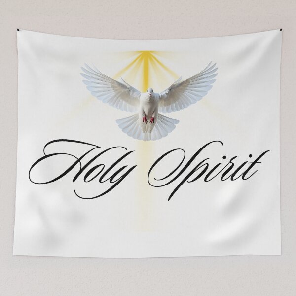 Item preview, Holy Spirit Dove Christian Light Minimalist Design designed and sold by LensDyn™.