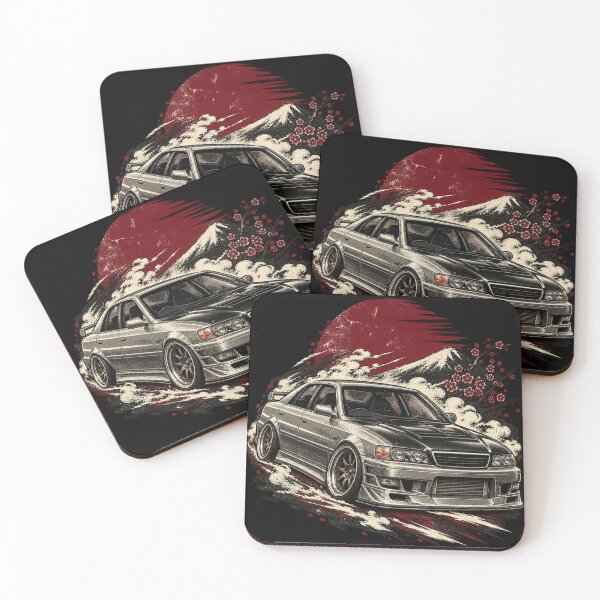 Item preview, JZX Night Shift Vintage Sedan Art designed and sold by THAT-ONE-TEE.