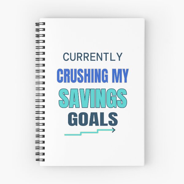 Item preview, Currently Crushing My Savings Goals — Bold Saver Motivation designed and sold by JLMWorks.