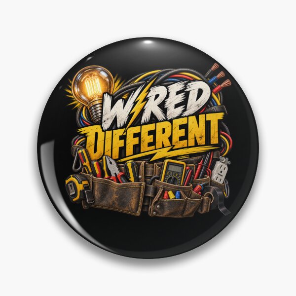 Item preview, Wired Different – Electrician designed and sold by amndro.