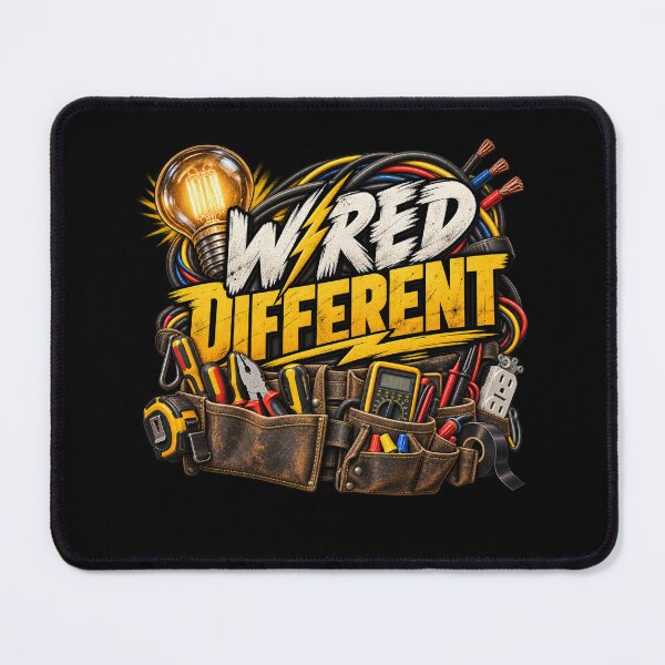 Item preview, Wired Different – Electrician designed and sold by amndro.