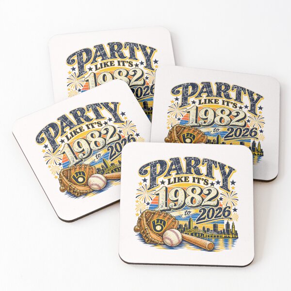 Item preview, Party Like It's 1982 - Milwaukee Baseball Fan designed and sold by moabeArtistic.