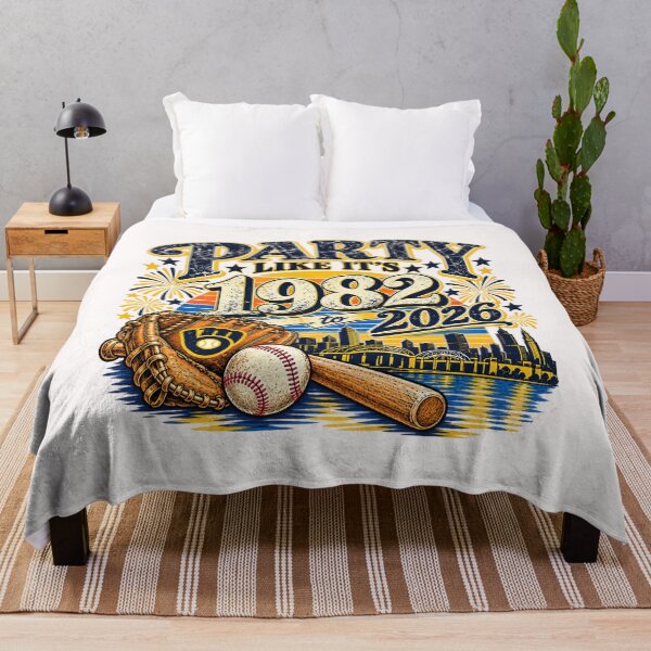 Item preview, Party Like It's 1982 - Milwaukee Baseball Fan designed and sold by moabeArtistic.