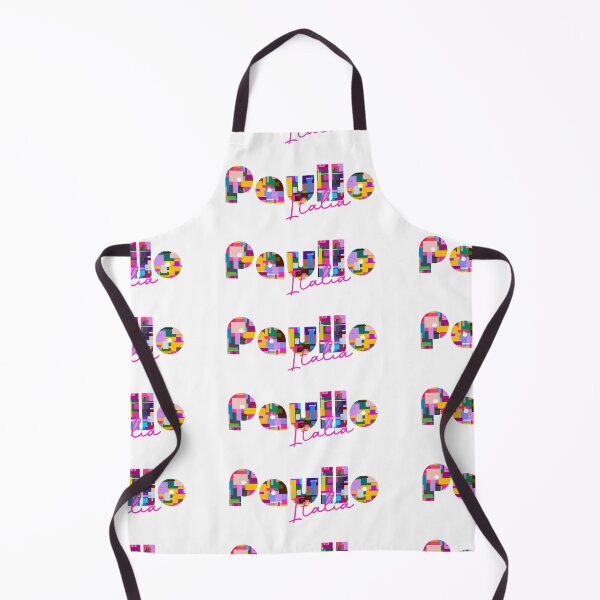 Item preview, Paullo, Milán, Italia, diseño tipográfico colorido para viajeros designed and sold by Wanderful-roads.