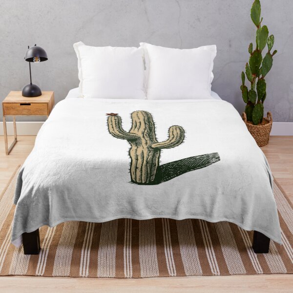 Item preview, Vintage Saguaro Cactus With Desert Bloom designed and sold by ThePrintArt.